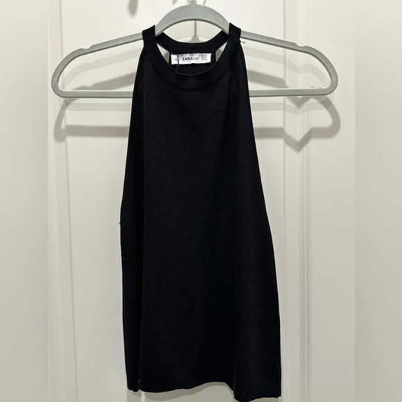 Zara Tops - 🍀 Zara “The Knitwear Collection” NWT Black Top size small